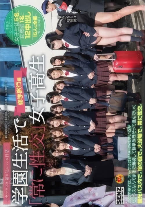 Постер: セックスが溶け込んでいる日常 学園生活で『常に性交』女子校生 修学旅行編