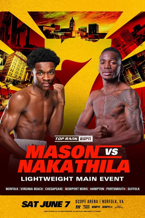 Постер: Abdullah Mason vs. Jeremia Nakathila