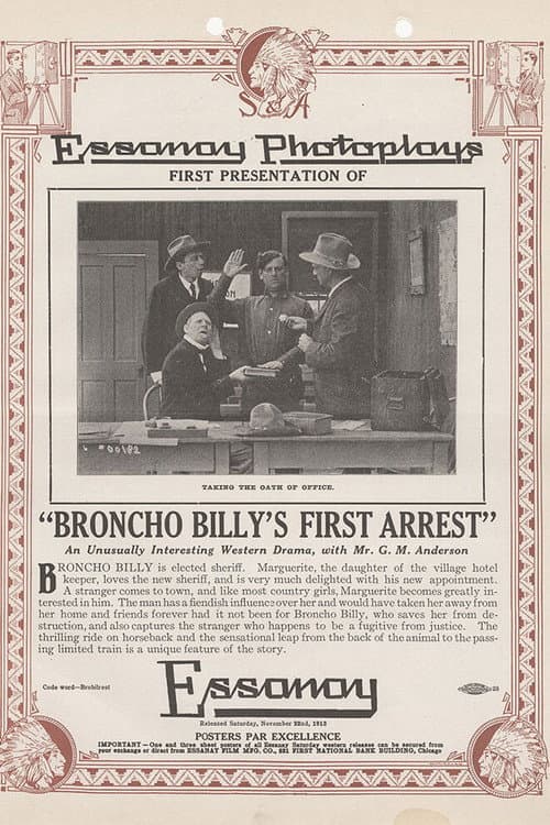 Постер: Broncho Billy's First Arrest