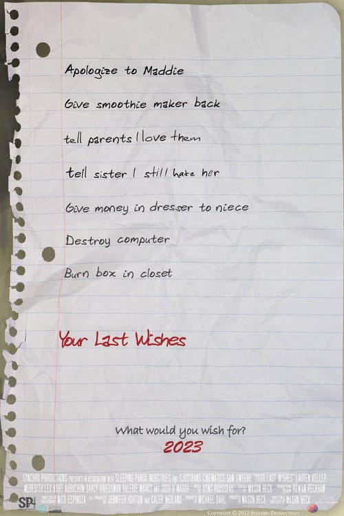 Постер: Your Last Wishes