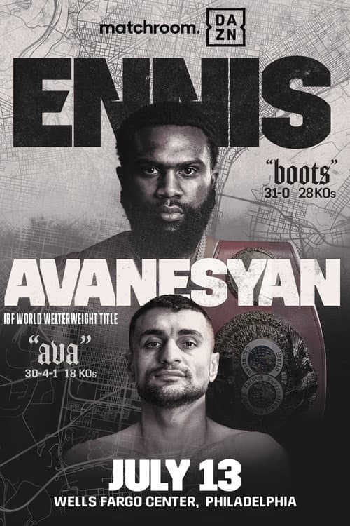 Постер: Jaron Ennis vs. David Avanesyan