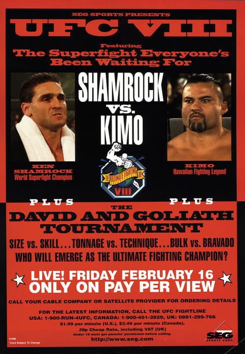 Постер: UFC 8: David vs. Goliath