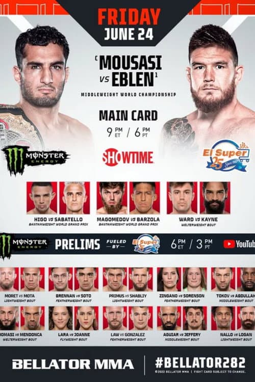 Постер: Bellator 282: Mousasi vs. Eblen
