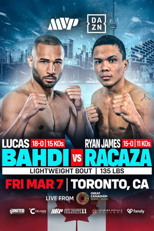 Постер: Lucas Bahdi vs. Ryan James Racaza