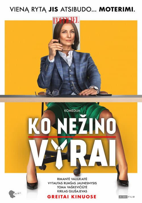 Постер: Ko nežino vyrai