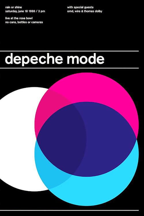 Постер: Depeche Mode: Live at the Pasadena Rose Bowl