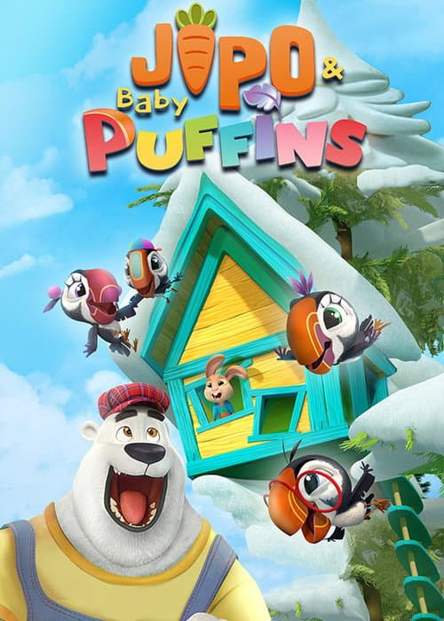 Постер: Baby Puffins & Bunny