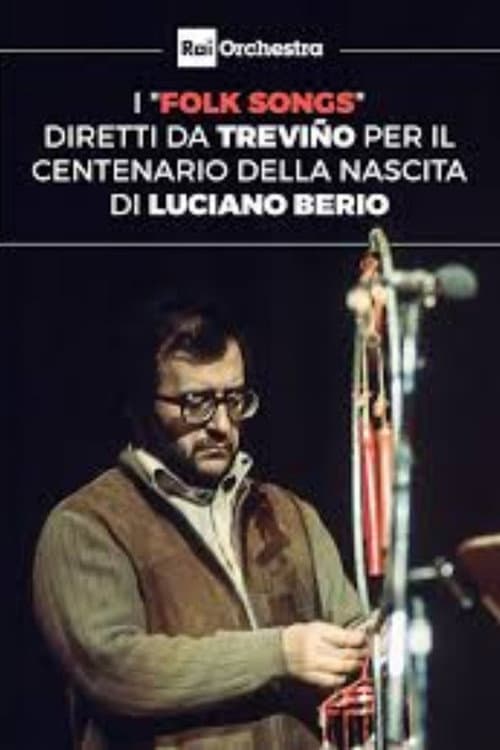 Постер: OSN: I Folk Songs diretti da Treviño per il centenario della nascita di Luciano Berio