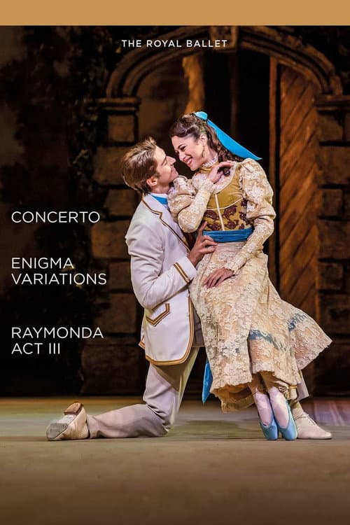 Постер: Concerto / Enigma Variations / Raymonda Act III (Royal Ballet)