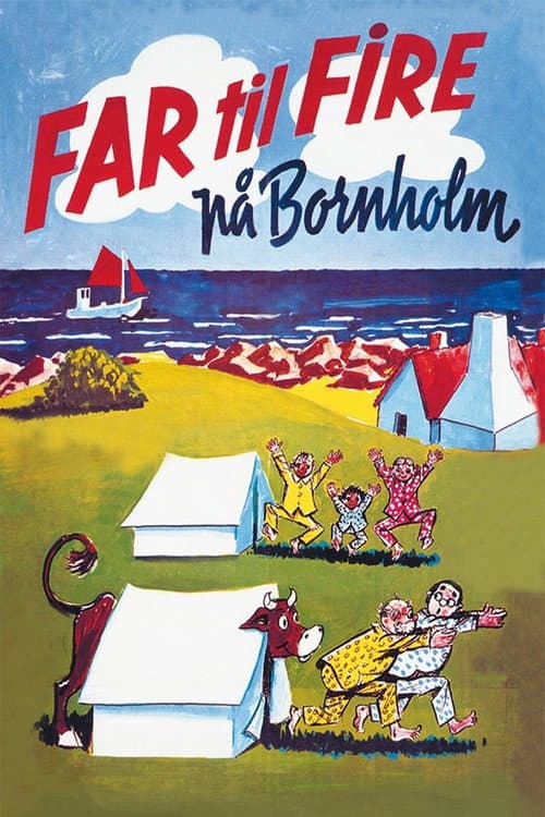 Постер: Far til fire på Bornholm