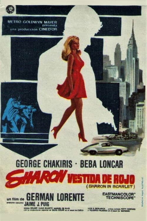 Постер: Sharon vestida de rojo