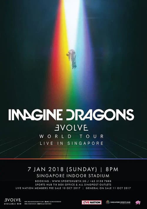 Постер: Imagine Dragons Evolve 2018 Live