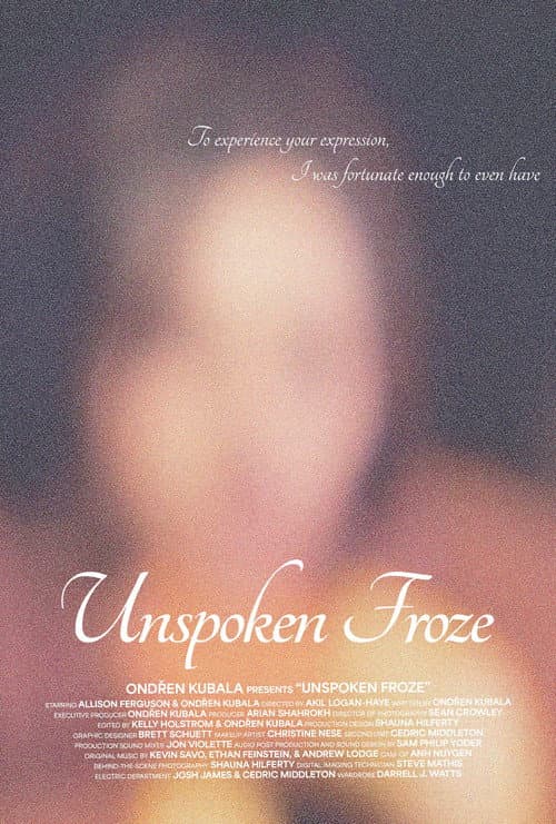 Постер: Unspoken Froze