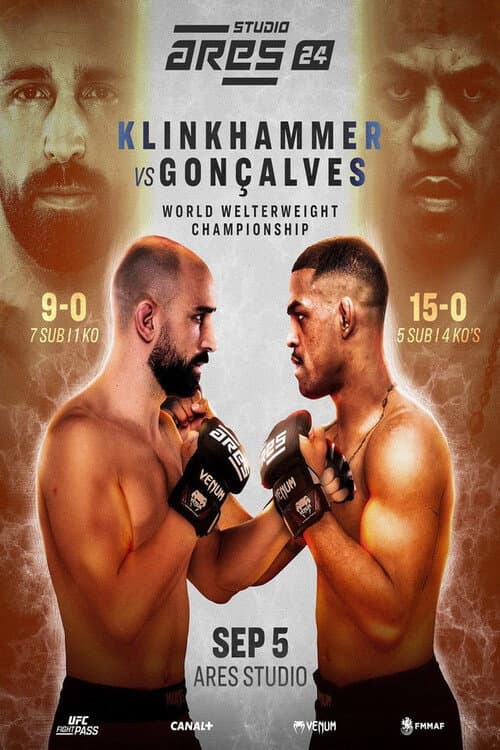Постер: ARES 24 Studio: Klinkhammer vs. Goncalves