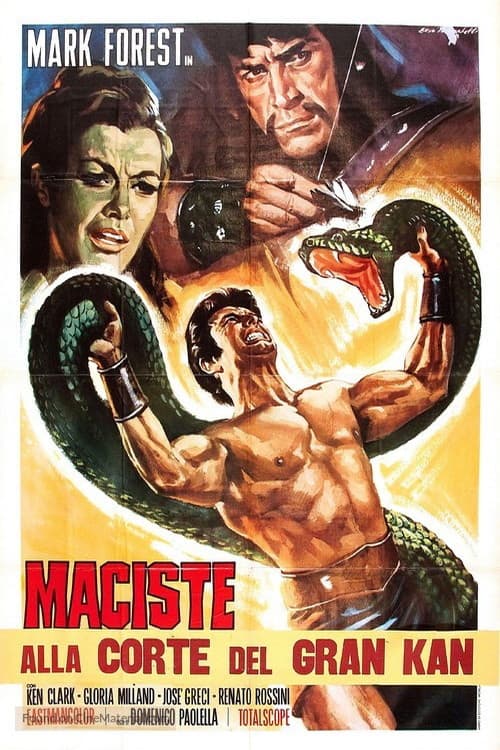 Постер: Maciste alla corte del Gran Khan