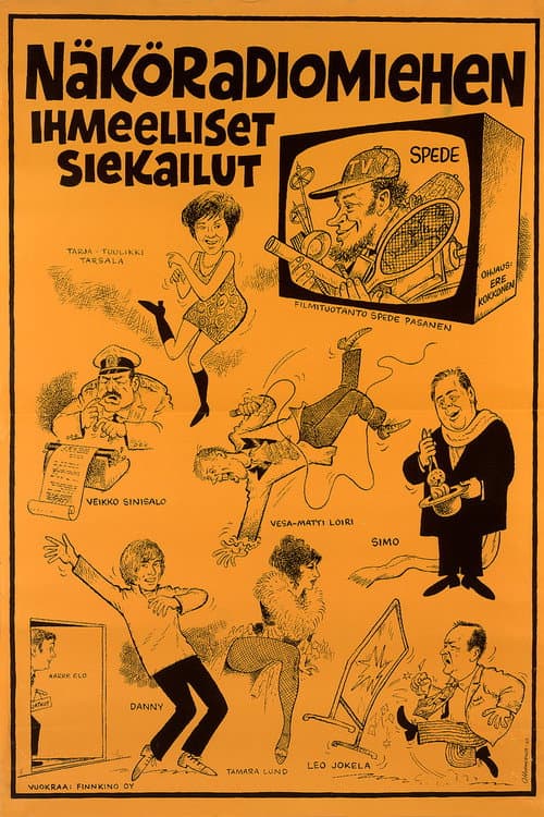 Постер: Näköradiomiehen ihmeelliset siekailut