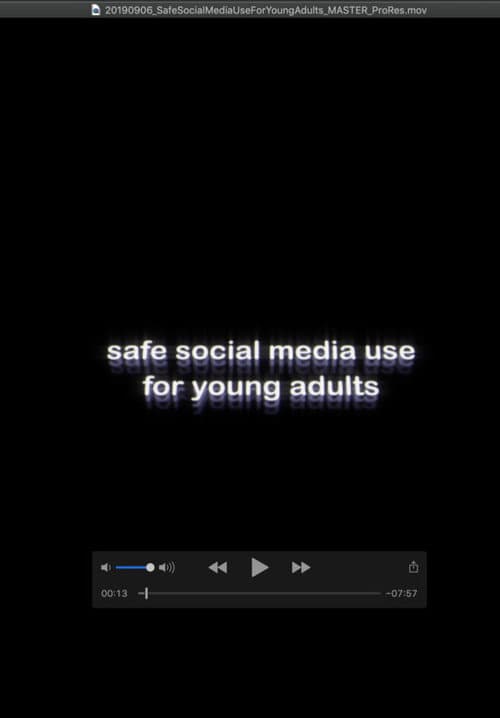 Постер: Safe Social Media Use for Young Adults