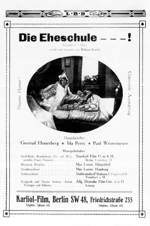 Постер: Die Eheschule