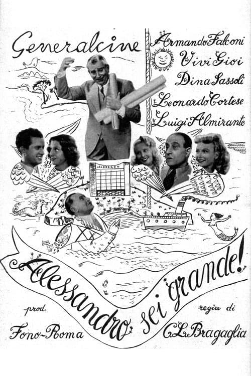 Постер: Alessandro, sei grande!