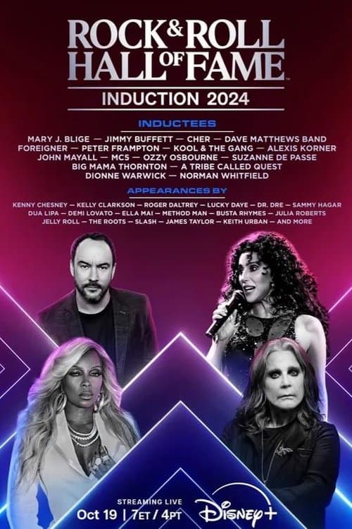 Постер: 2024 Rock & Roll Hall of Fame Induction Ceremony