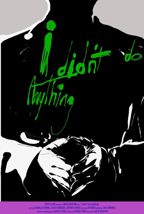 Постер: i didn't do anything