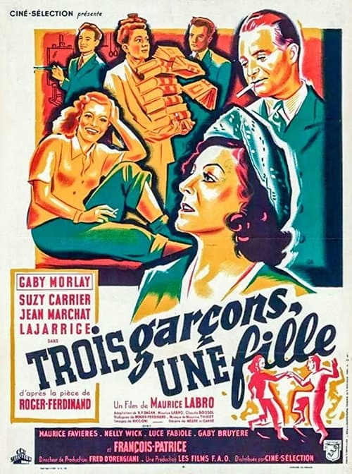 Постер: Trois garçons, une fille