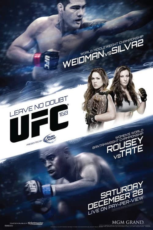 Постер: UFC 168: Weidman vs. Silva 2