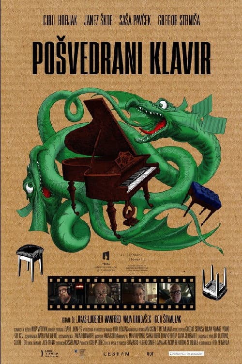 Постер: Pošvedrani klavir