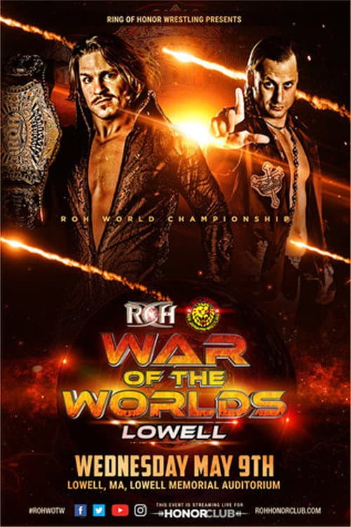 Постер: ROH & NJPW: War of The Worlds - Lowell
