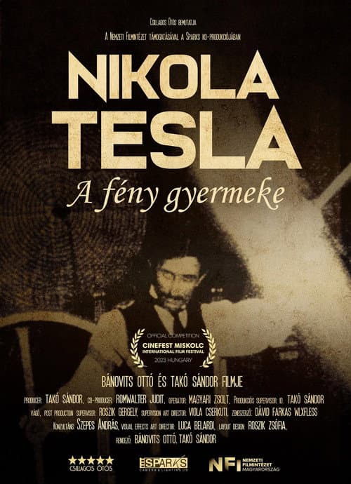 Постер: Nikola Tesla – A fény gyermeke