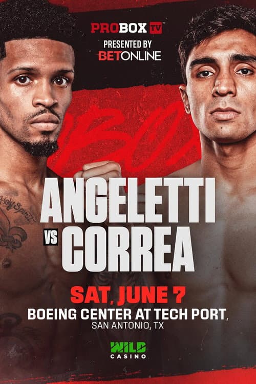 Постер: Michael Angeletti vs. Eros Correa