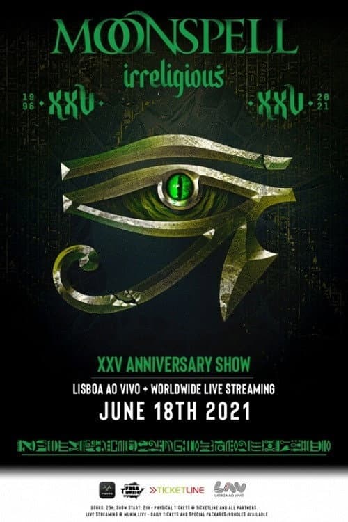 Постер: Moonspell: Irreligious XXV Anniversary Show