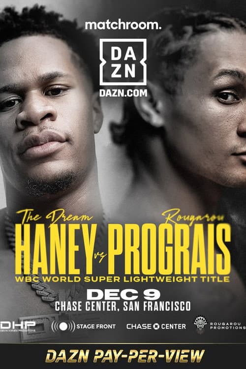 Постер: Devin Haney vs. Regis Prograis