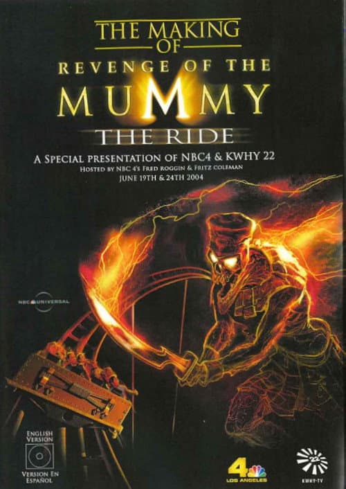 Постер: The making of Revenge of the Mummy - The Ride