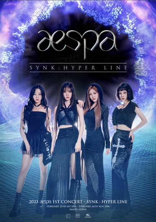 Постер: aespa LIVE TOUR 2023 'SYNK: HYPER LINE'