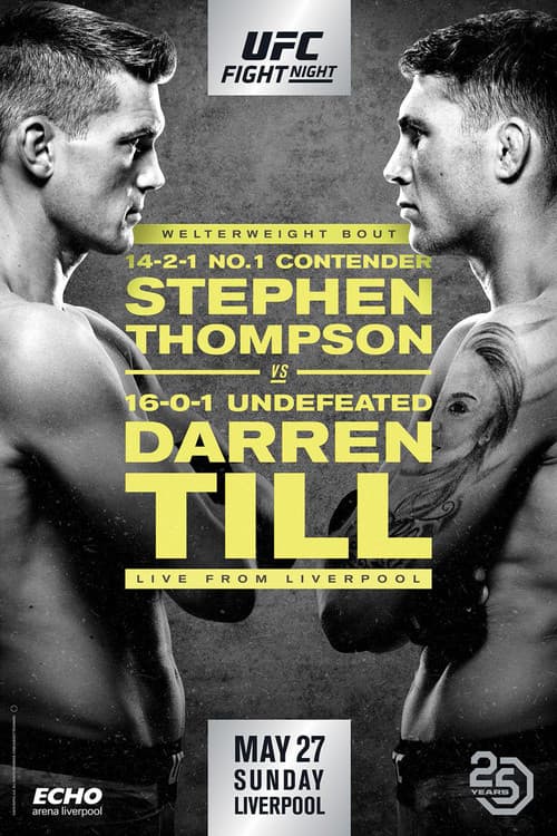 Постер: UFC Fight Night 130: Thompson vs. Till