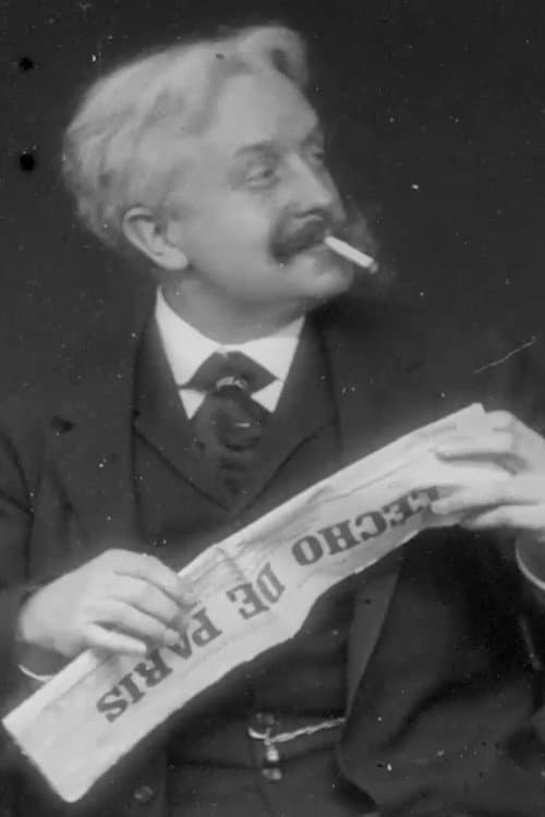 Постер: Paul Nadar lisant l'Écho de Paris à la terrasse d'un café