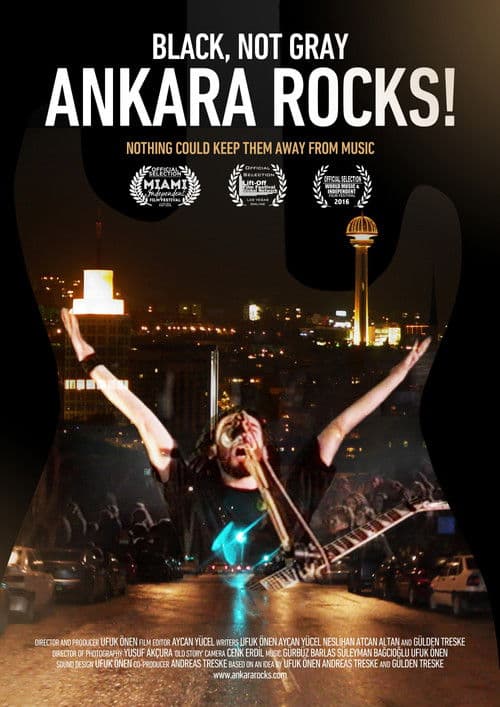 Постер: Gri Değil, Siyah: Ankara Rocks!