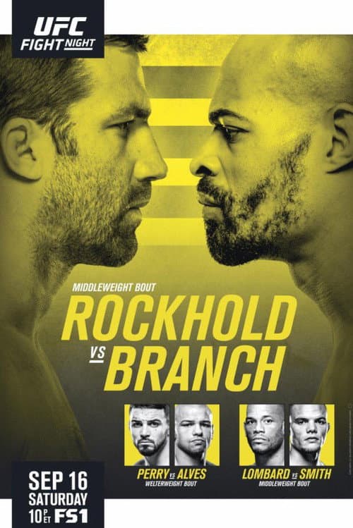 Постер: UFC Fight Night 116: Rockhold vs. Branch