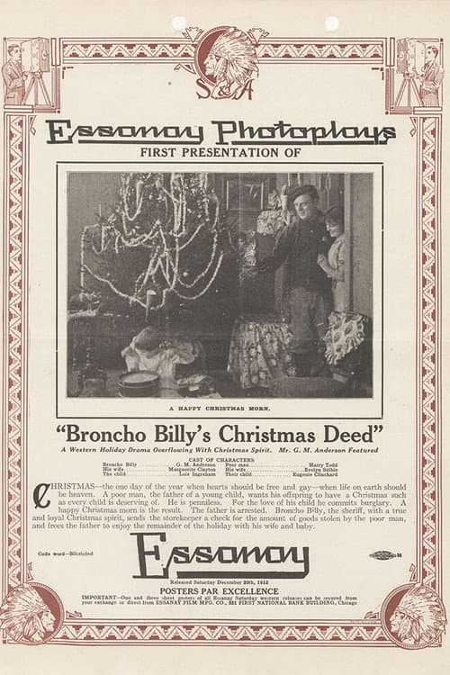 Постер: Broncho Billy's Christmas Deed