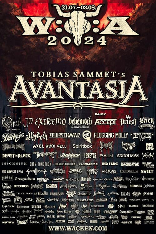 Постер: Avantasia Live at Wacken Open Air 2024
