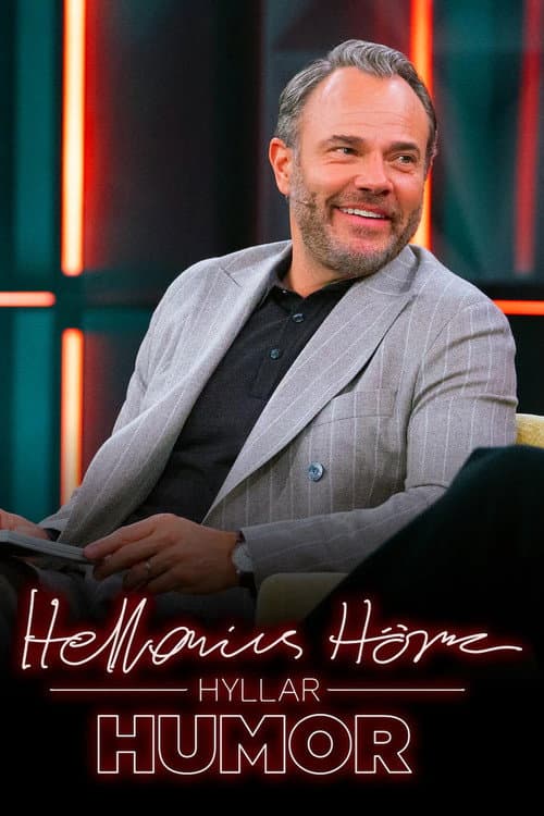 Постер: Hellenius hörna hyllar humor
