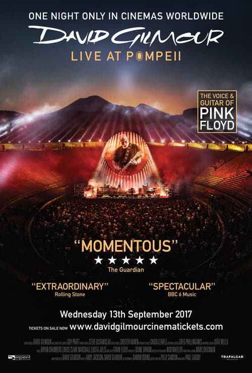 Постер: David Gilmour: Live at Pompeii