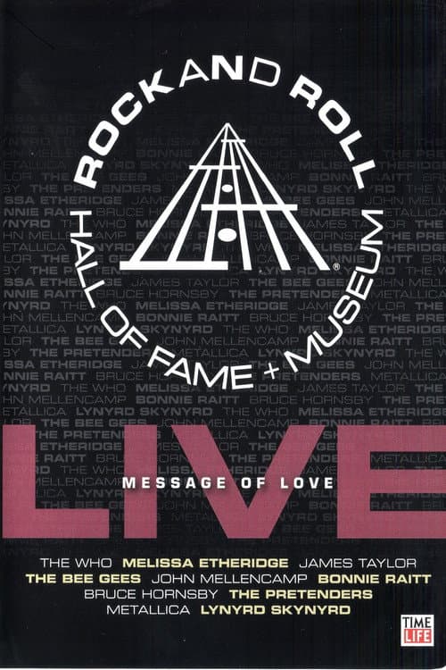 Постер: Rock and Roll Hall of Fame Live - Message of Love