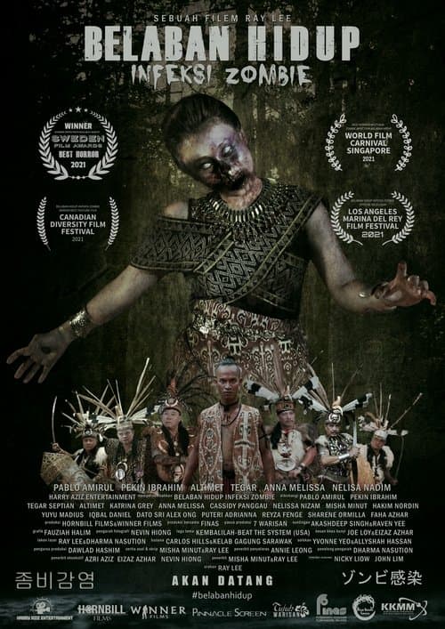 Постер: Belaban Hidup: Infeksi Zombie