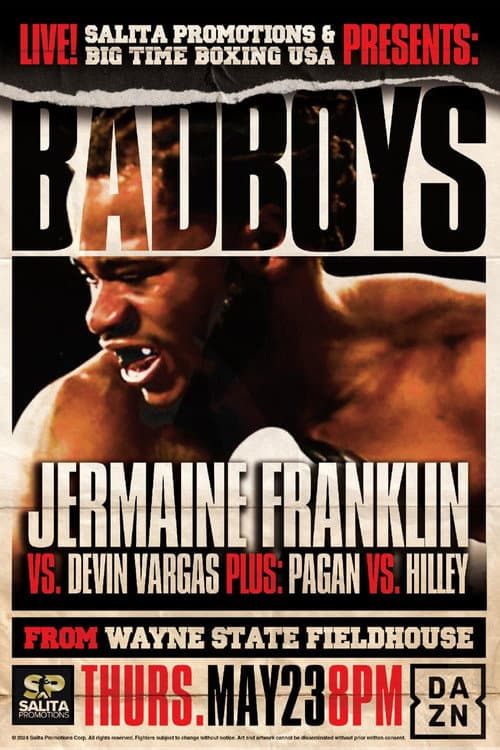 Постер: Jermaine Franklin vs. Devin Vargas