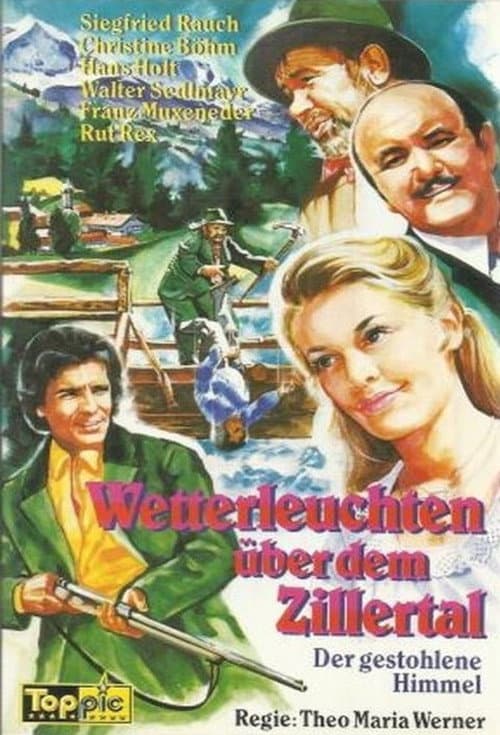 Постер: Wetterleuchten über dem Zillertal