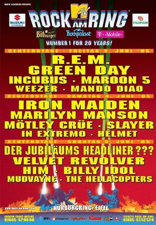 Постер: Green Day Live Rock AM Ring