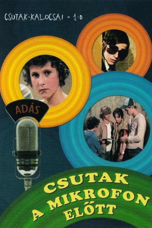 Постер: Csutak a mikrofon elött