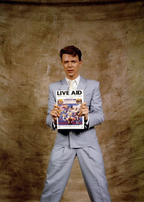 Постер: David Bowie at Live Aid